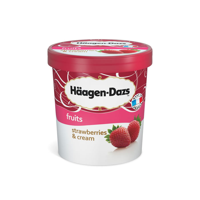 glace haagen dazs fraise