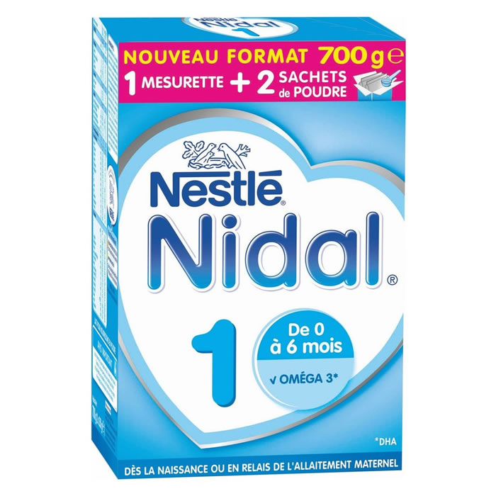 Lait 1er âge en poudre Lait 1er âge en poudre,NESTLE,2 x 350 g