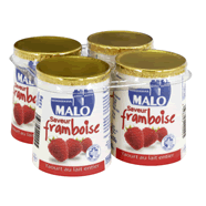 MALO : Yaourt aromatisé framboise pot carton