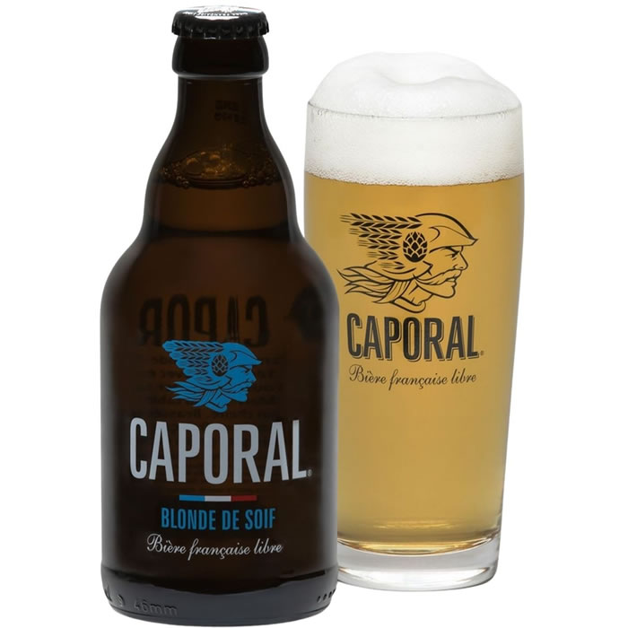 BRASSERIE CAPORAL Bière blonde chronodrive 33 cl Livraison à