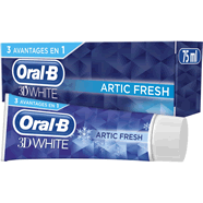 3d white - Dentifrice artic fresh 2x75ml