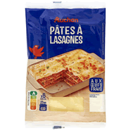 Auchan pates lasagnes X6 -250g