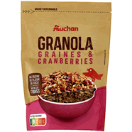  Granola aux graines et cranberries