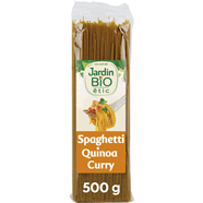  Spaghetti au quinoa, curry et curcuma bio