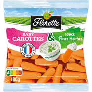  Petites carottes à croquer sauce fines herbes