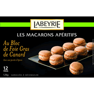  Macarons au foie gras de canard