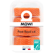 4 pavés de saumon royal ASC
