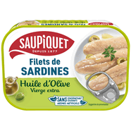  Filet de sardines sans arêtes à l'huile d'olive
