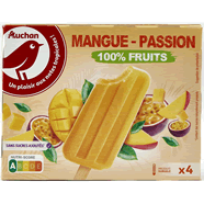  Bâtonnets glacés à la mangue et fruit de la passion