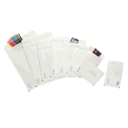  Paquet de pochettes bulle d'air 27 x 36cm blanc