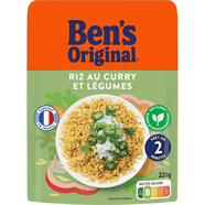  Riz au curry et légumes