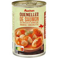  Quenelles de saumon sauce crevettes