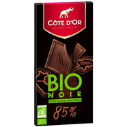  Tablette de chocolat noir 85% bio