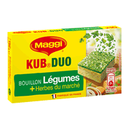  Bouillon kub duo légumes et herbes du marché