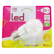  Ampoule LED Poire E27 25W