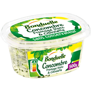  Concombre, fromage blanc et ciboulette