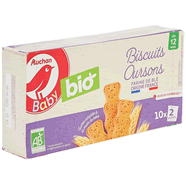  Biscuits oursons nature dès 12 mois