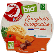  Spaghetti à la bolognaise bio dès 12 mois