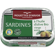  Sardines à l'huile d'olive bio