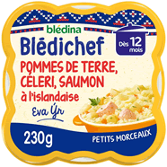  Patates, céleri et saumon à l'islandaise dès 12 mois