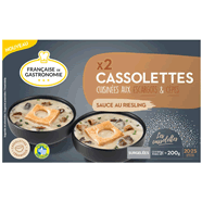  Cassolettes escargots et cèpes sauce au riesling