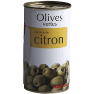  Olives vertes à la farce de citron