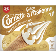  Cornetto à l'Italienne vanille et caramel salé