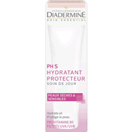 Diadermine Soin Essentiel - Soin de jour hydratant protecteur PH5 le lot de 2 tubes de 50 ml + démaquillant yeux offert