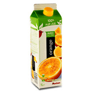  Pur jus d'orange avec pulpe