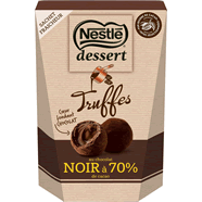  Truffes au chocolat noir 70%