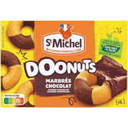  Doonuts marbrés au chocolat