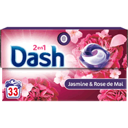  Lessive capsules 2 en 1 jasmine et rose de mai