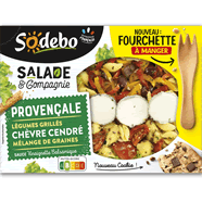 Salade Provençale au chèvre, légumes et mélange de graines