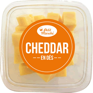  Dés de fromage au cheddar