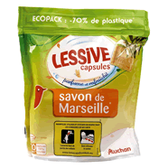  Lessive capsules savon de Marseille
