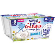  Fromage blanc nature dès 6 mois
