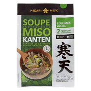  Soupe miso kanten instantanée aux vermicelles d'algues