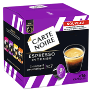  Capsules de café espresso intense N°7