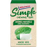  Chewing-gum menthe verte sans sucres