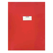  Protège cahier 24 x 32cm rouge