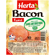  Bacon fumé sans antibiotiques