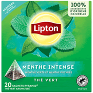  Thé vert à la menthe intense