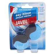  Bloc chasse d'eau Javel Eau bleue parfum marine