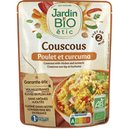  Couscous, poulet et curcuma bio