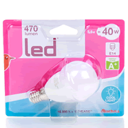  Ampoule LED Sphérique E14 40W
