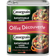  Ratatouille cuisinée à la Provençale et huile d'olive