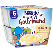 Nestlé Nestle P'tit Gourmand - Dessert À La Vanille Dès 6 Mois