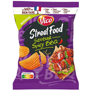  Chips ondulées au spicy barbecue