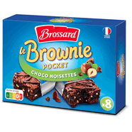  Gâteaux brownie au chocolat et noisettes