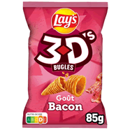  Chips soufflés saveur bacon